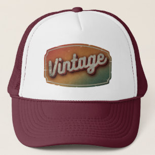 VINTAGE RETRO CLASSIC GIFT  TRUCKER HAT