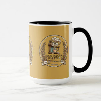 Vintage Retro Coffee Espresso Machine Ceramic Mug