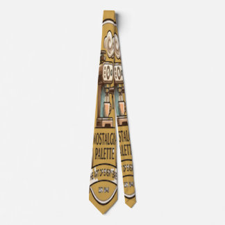 Vintage Retro Coffee Espresso Machine Ceramic Patt Tie