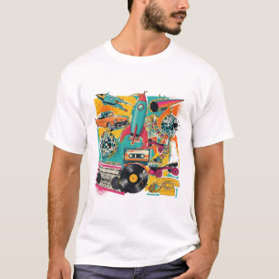Vintage Retro Collage Aesthetic T-Shirt   Trendy G