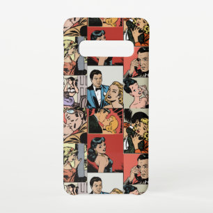 Vintage retro comic love story samsung galaxy case
