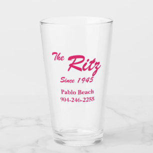 Vintage Retro Custom Business Pint Glass