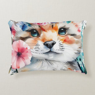 Vintage retro cute design for kids decorative cushion