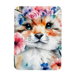 Vintage retro cute design for kids magnet