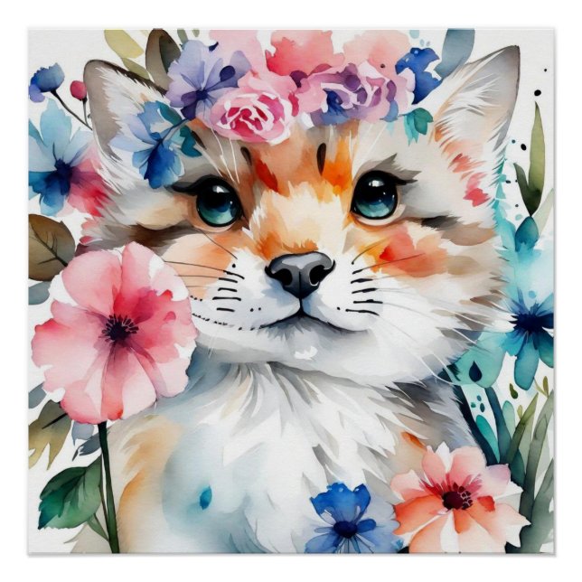 Vintage retro cute design for kids  poster (Front)