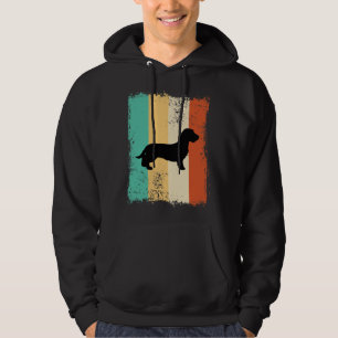 Vintage Retro Dachshund Wirehaired Hoodie