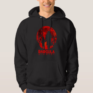 Vintage Retro Daddy Dracula Monster Costume Easy H Hoodie