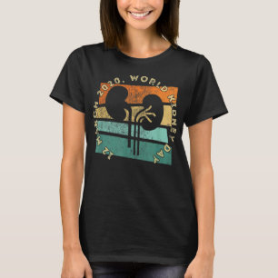 Vintage Retro Design WORLD KIDNEY DAY T-Shirt