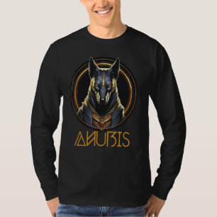 Vintage retro designs Ancient Egyptian God Anubis T-Shirt