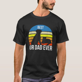 Vintage Retro Dog and Cat Owner Funny T-Shirt
