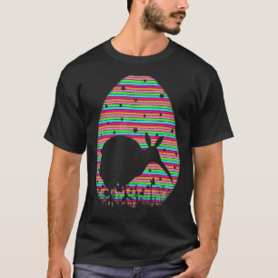 Vintage Retro Easter Egg Kiwi Bird Easter Sunday T-Shirt