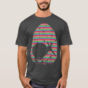Vintage Retro Easter Egg Lover Kiwi Bird Easter Su T-Shirt