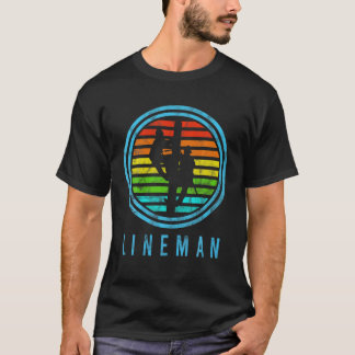 Vintage Retro Electrician Lover Watt Lineman T-Shirt