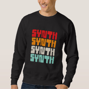 Vintage Retro Electronic Music Synth Sweatshirt