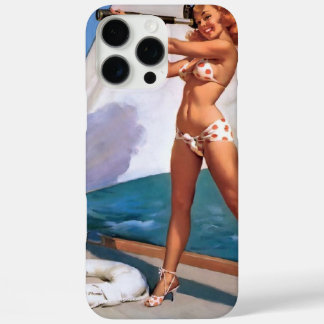 Vintage Retro Elvgren Sailing Sailor Pin-up Girl iPhone 16 Pro Max Case