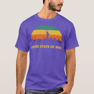 Vintage Retro Empire State Of Mind New York City T-Shirt