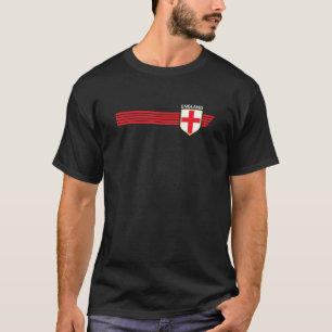Vintage Retro England Flag English Crest UK Great T-Shirt