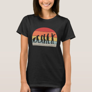 Vintage Retro Evolution Of Man Trumpet T-Shirt