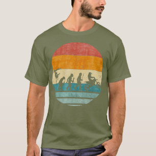 Vintage Retro Evolution Of Motocross Dirt Bike T-Shirt