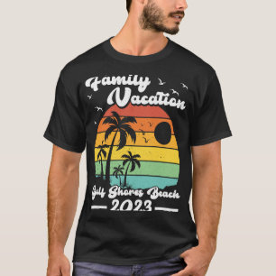 Vintage Retro Family Vacation 2023 Alabama Gulf Sh T-Shirt