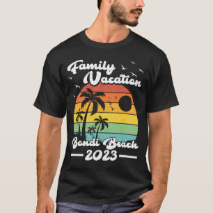 Vintage Retro Family Vacation 2023 Australia Bondi T-Shirt
