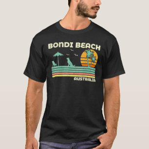 Vintage Retro Family Vacation Australia Bondi Beac T-Shirt