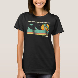 Vintage Retro Family Vacation Florida Treasure Isl T-Shirt