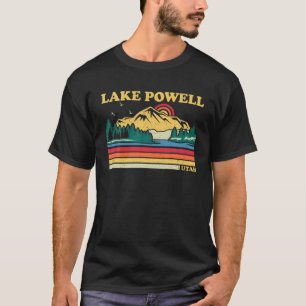 Vintage Retro Family Vacation Utah Powell Lake T-Shirt