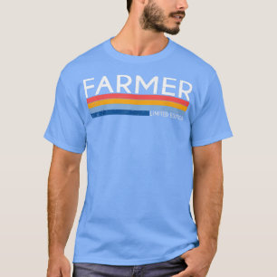 Vintage Retro Farmer Women Men Job Profession  T-Shirt