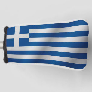 Vintage retro Flag of Greece Golf Head Cover