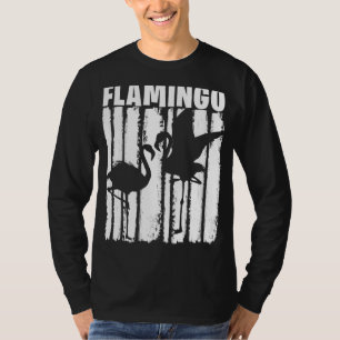 Vintage Retro Flamingo For Men Women Kids Animal T-Shirt