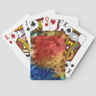 Vintage retro floral pattern 20 playing cards