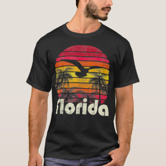 Vintage Retro Florida Beach Sun 70s 80s Style Gift T-Shirt