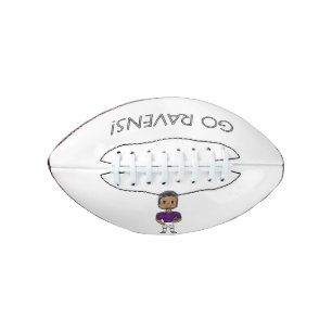 vintage retro football player purple black simple american football