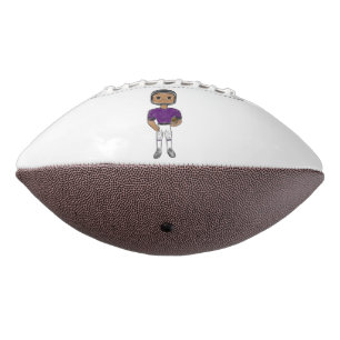 vintage retro football player purple black  simple american football