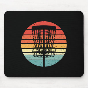 Vintage Retro Frolf Sport Flying Disc Golf Sket De Mouse Mat