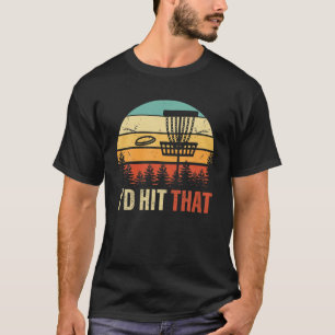 Vintage Retro Funny Dics Golf Sport Frisbee Golf T-Shirt