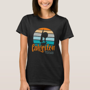Vintage Retro Galveston Texas for Vacation Souveni T-Shirt