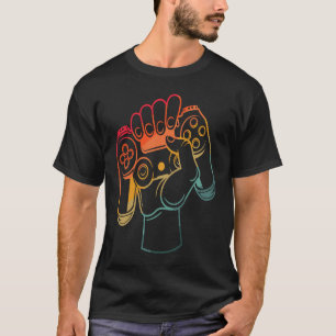 Vintage Retro Gamer Video Game Controller T-Shirt
