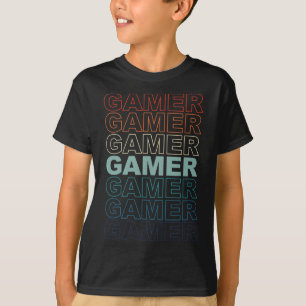 Vintage Retro Gamers Video Games Gaming Videogame  T-Shirt