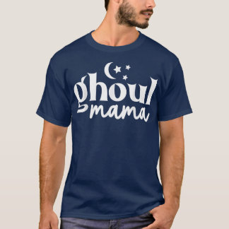 Vintage Retro Ghoul Mama Funny Halloween Outfit Co T-Shirt