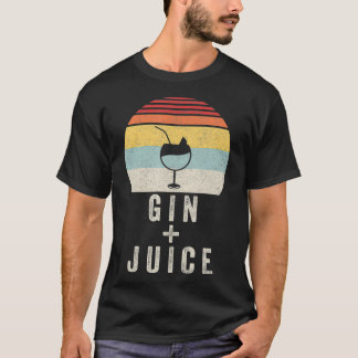 Vintage Retro Gin + Juice  T-Shirt
