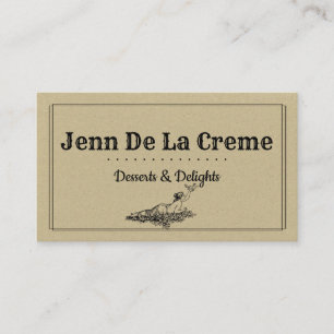 Vintage Retro Goddess Muse Business Card