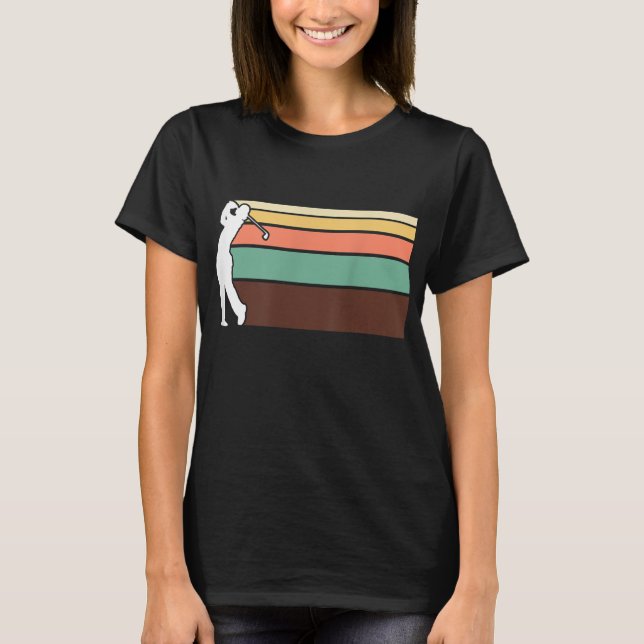 Vintage Retro Golf T-Shirt (Front)