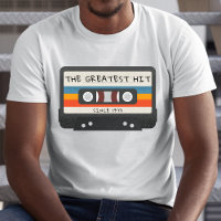 Vintage Retro Greatest Hit Cassette Tape Birthday