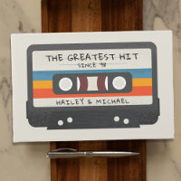 Vintage Retro Greatest Hit Cassette Tape Wedding