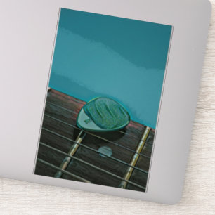 Vintage retro guitar artwork for guitarist
