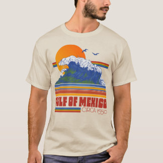 Vintage Retro Gulf Of Mexico 70s/80s Style T-Shirt
