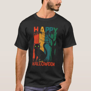 Vintage Retro   Halloween Jack O Lantern Pumpkin C T-Shirt