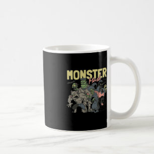 Vintage Retro Halloween Monster Mash Boo Ghost Wit Coffee Mug